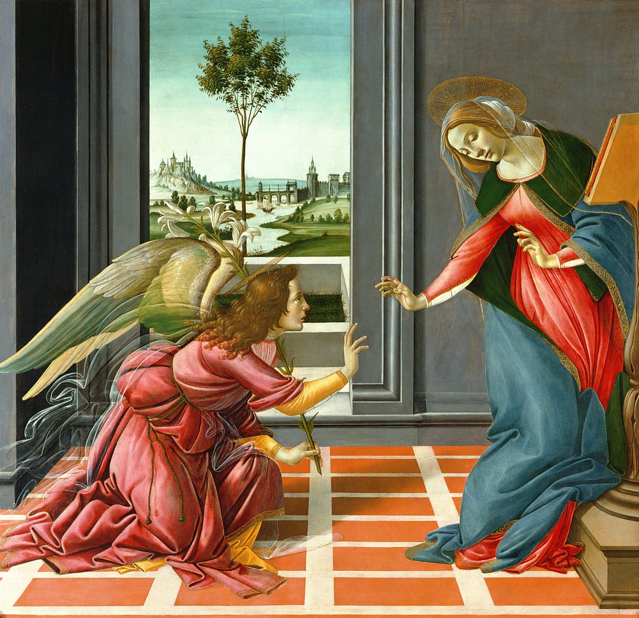 Annonciation, 1489 - Sandro Botticelli