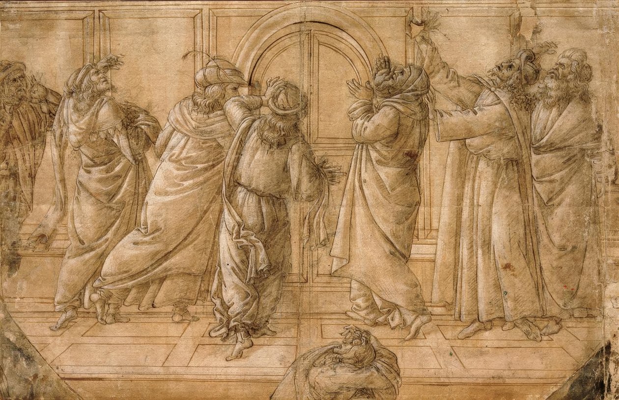 Les Juifs à la Pentecôte - Sandro Botticelli