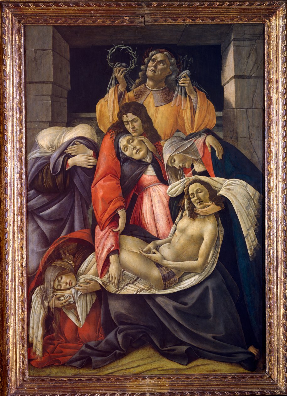 Lamentation sur le Christ mort, c.1490-1500 - Sandro Botticelli
