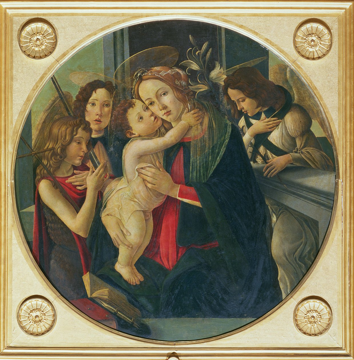 Madone et Enfant avec Saint Jean-Baptiste - Sandro Botticelli