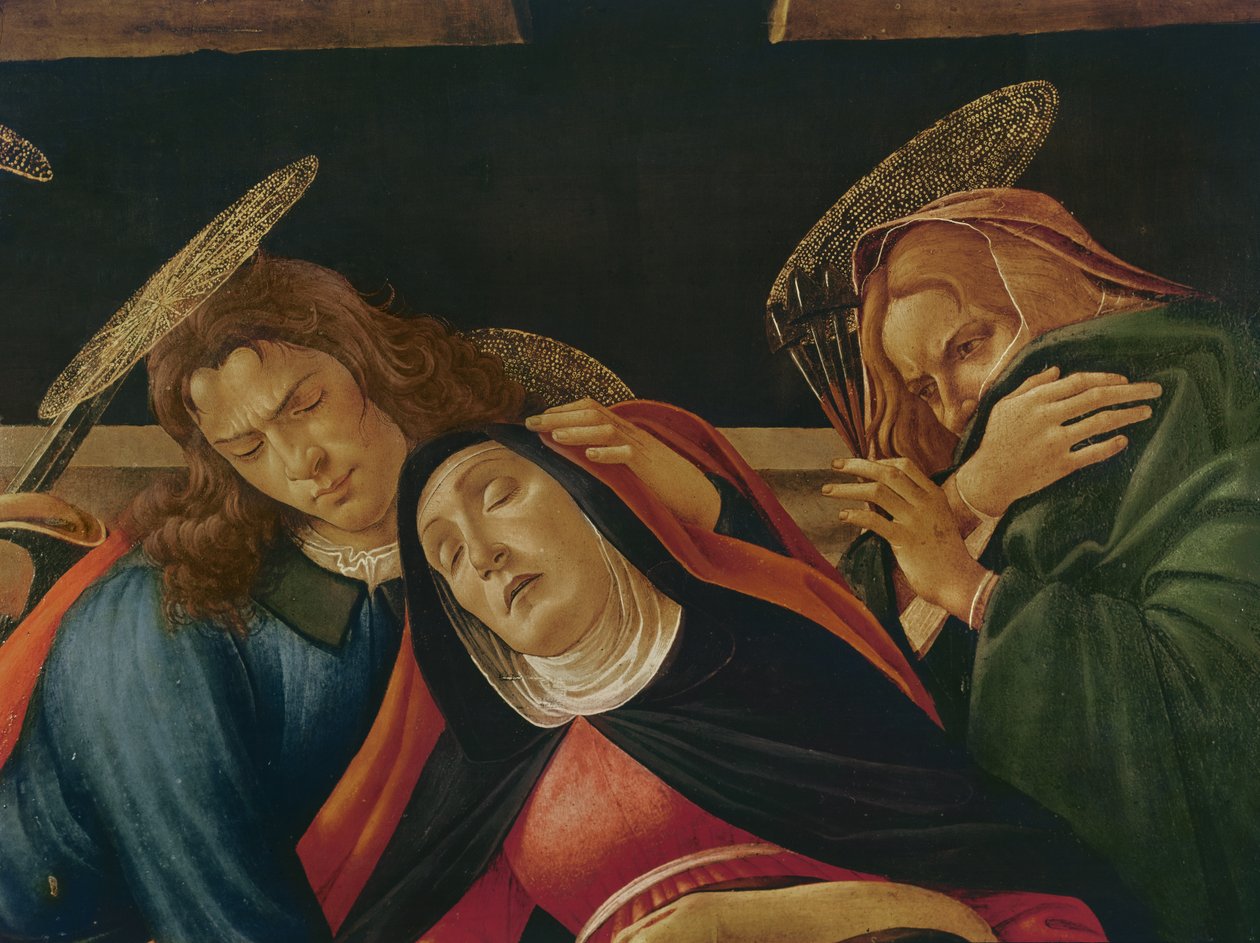 La Lamentation sur le Christ mort (détail) - Sandro Botticelli