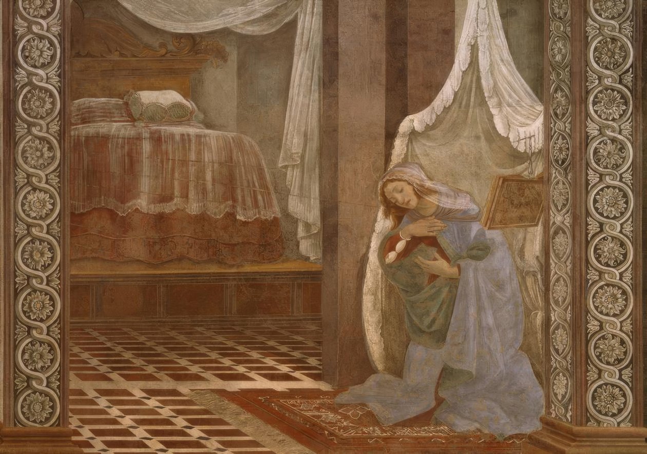 Annonciation de S. Martino - Sandro Botticelli