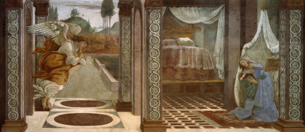 Annonciation de S. Martino - Sandro Botticelli