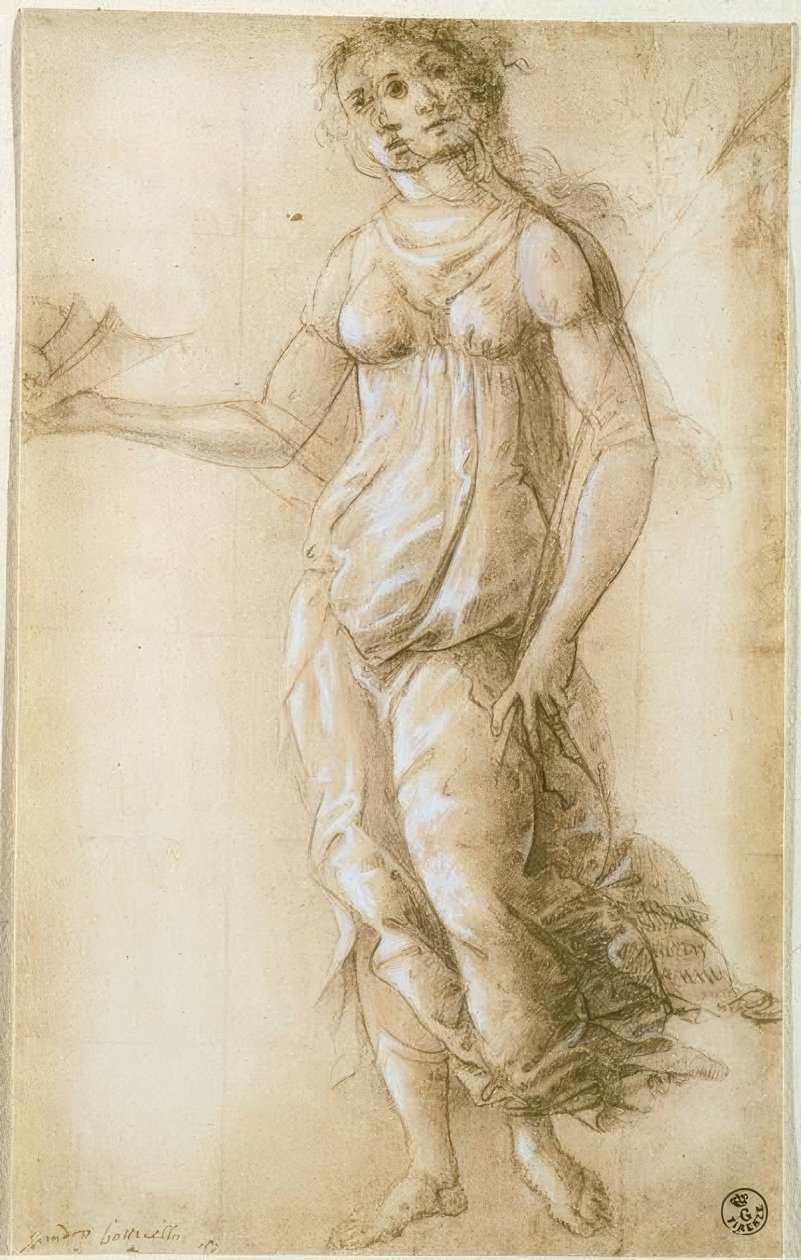 Figure allégorique féminine - Sandro Botticelli