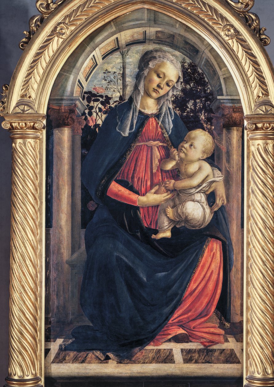 Madone de la roseraie - Sandro (1444/5-1510) Botticelli