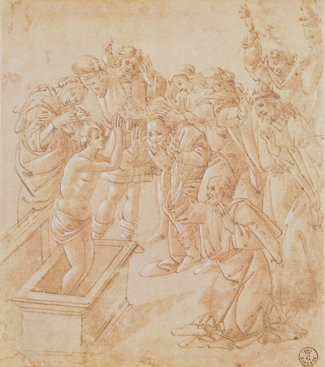 La Résurrection de Lazare - Sandro Botticelli