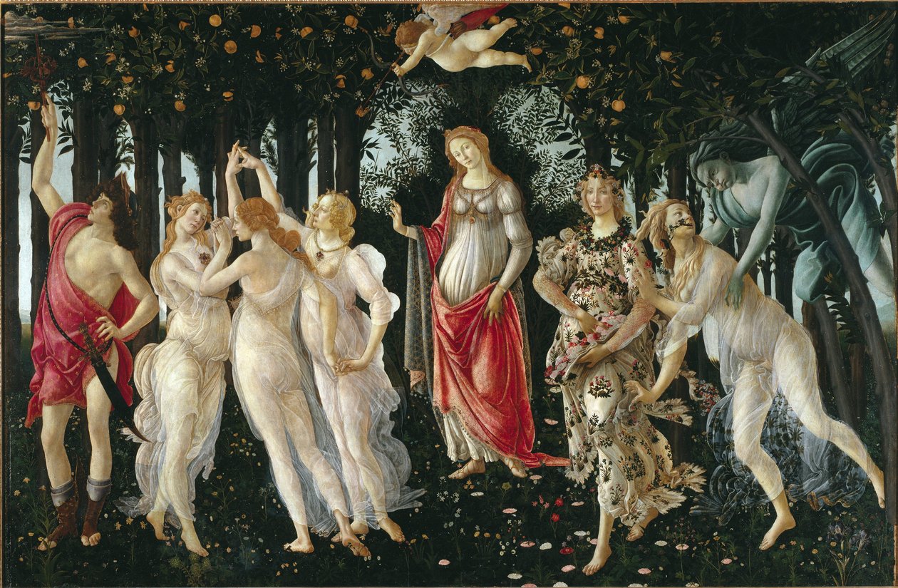 Le printemps (détail) - Sandro Botticelli