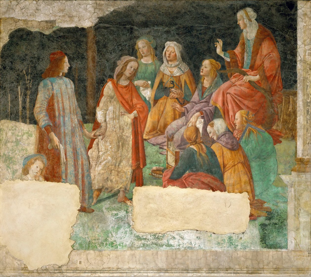 Un jeune homme présenté aux sept arts libéraux, 1484-1486 - Sandro Botticelli