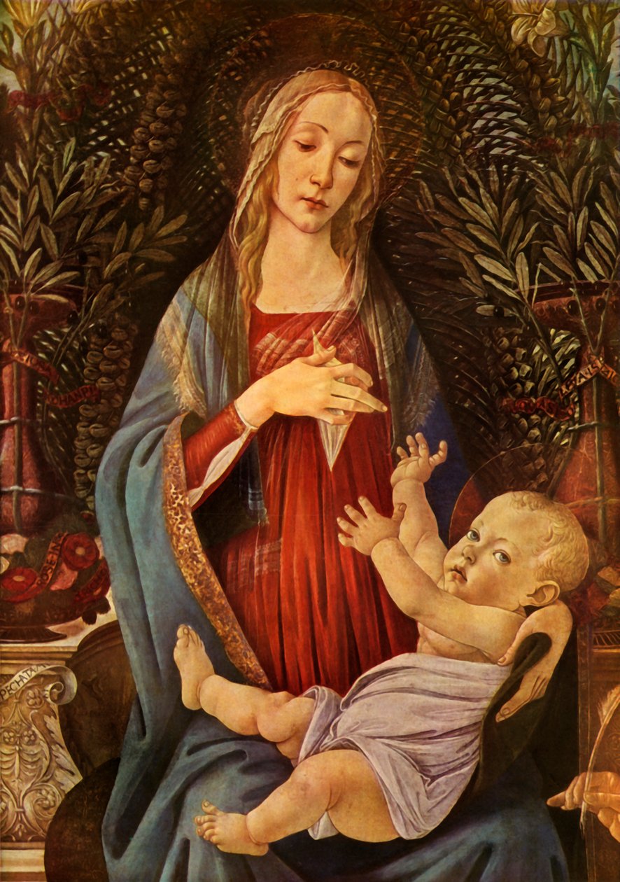 Détail de la Madone et l