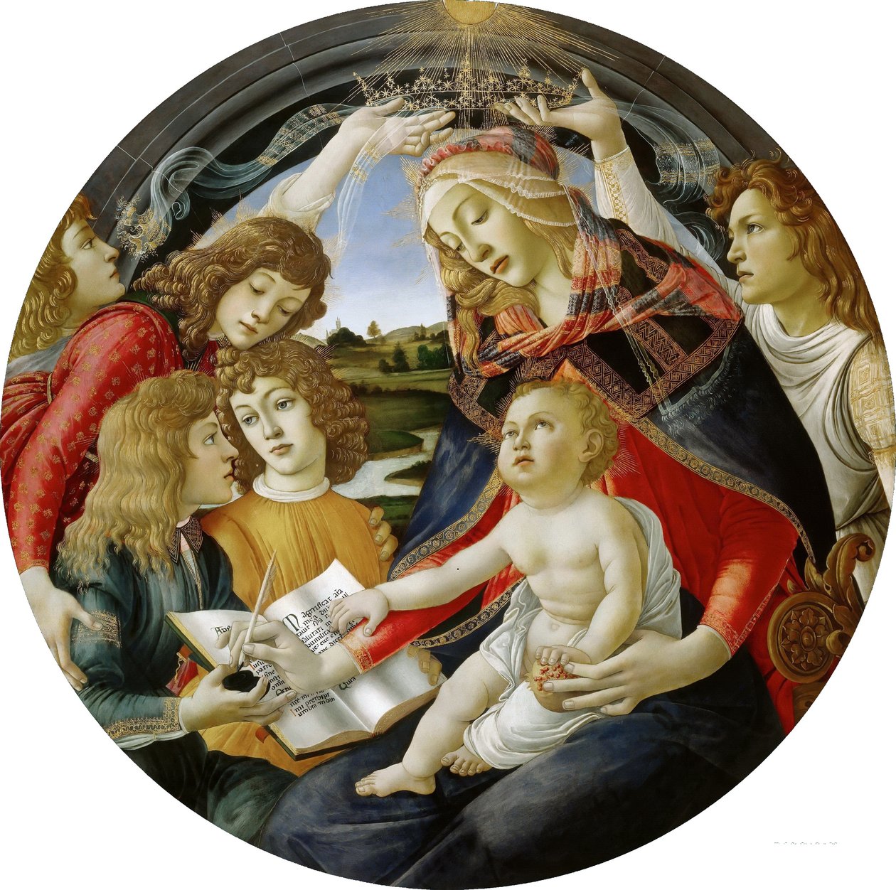Italien : Madone du Magnificat Madone du Magnificat - Sandro Botticelli