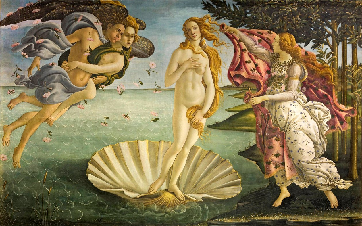 Italien : Naissance de Vénus La naissance de Vénus - Sandro Botticelli