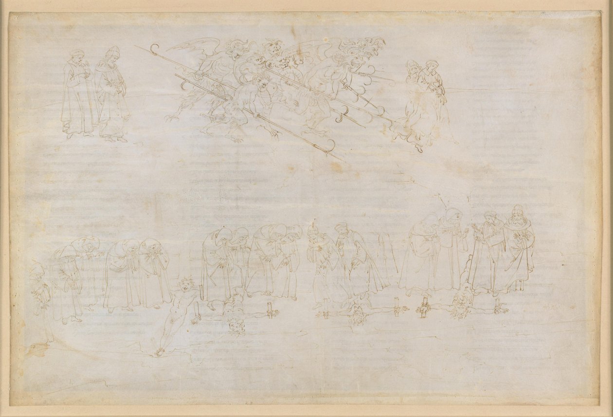 La Divine Comédie, Enfer XXIII. Virgile et Dante dans le huitième cercle de l