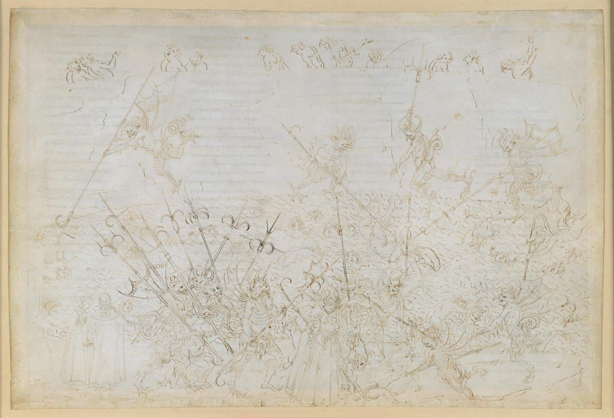 La Divine Comédie, Enfer XXII. Virgile et Dante dans le huitième cercle de l