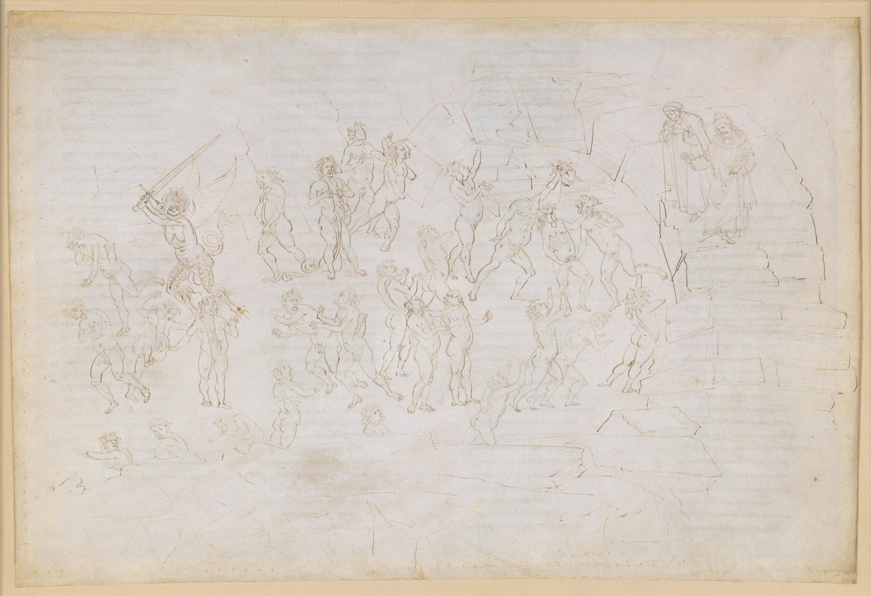 La Divine Comédie, Enfer XXVIII. Virgile et Dante dans le huitième cercle de l