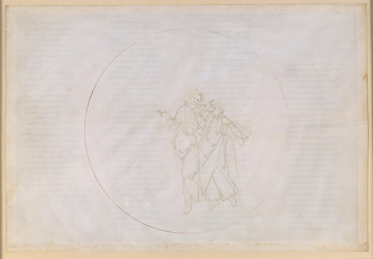 La Divine Comédie, Paradis XV. Cinquième sphère planétaire (ciel de Mars) : Cacciaguida, ancêtre de la famille Alighieri, raconte à Dante l