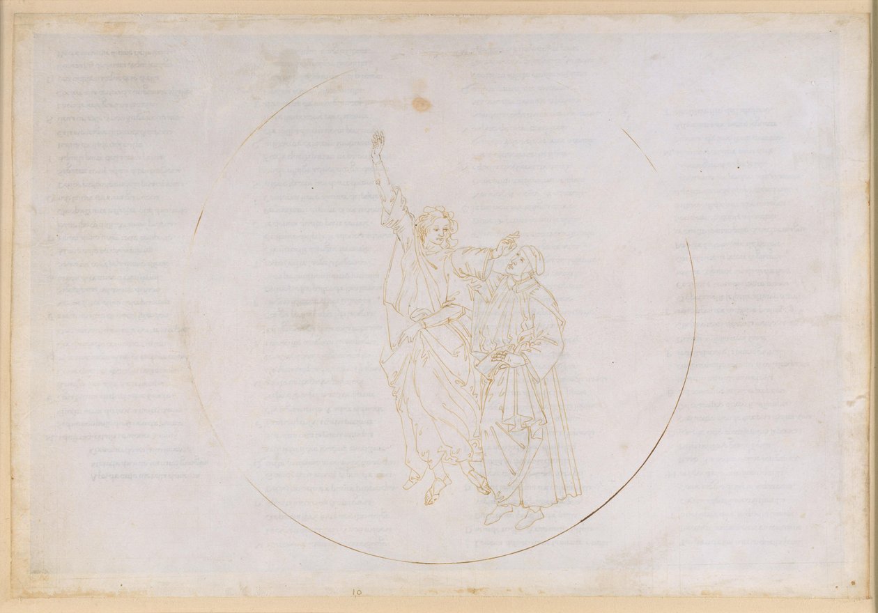 La Divine Comédie, Paradis X. Ascension vers la quatrième sphère céleste (ciel du Soleil) : la lumière de Thomas d