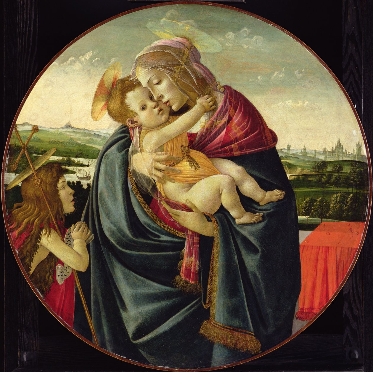 Vierge et Enfant avec Saint Jean-Baptiste, c.1490 - Sandro Botticelli