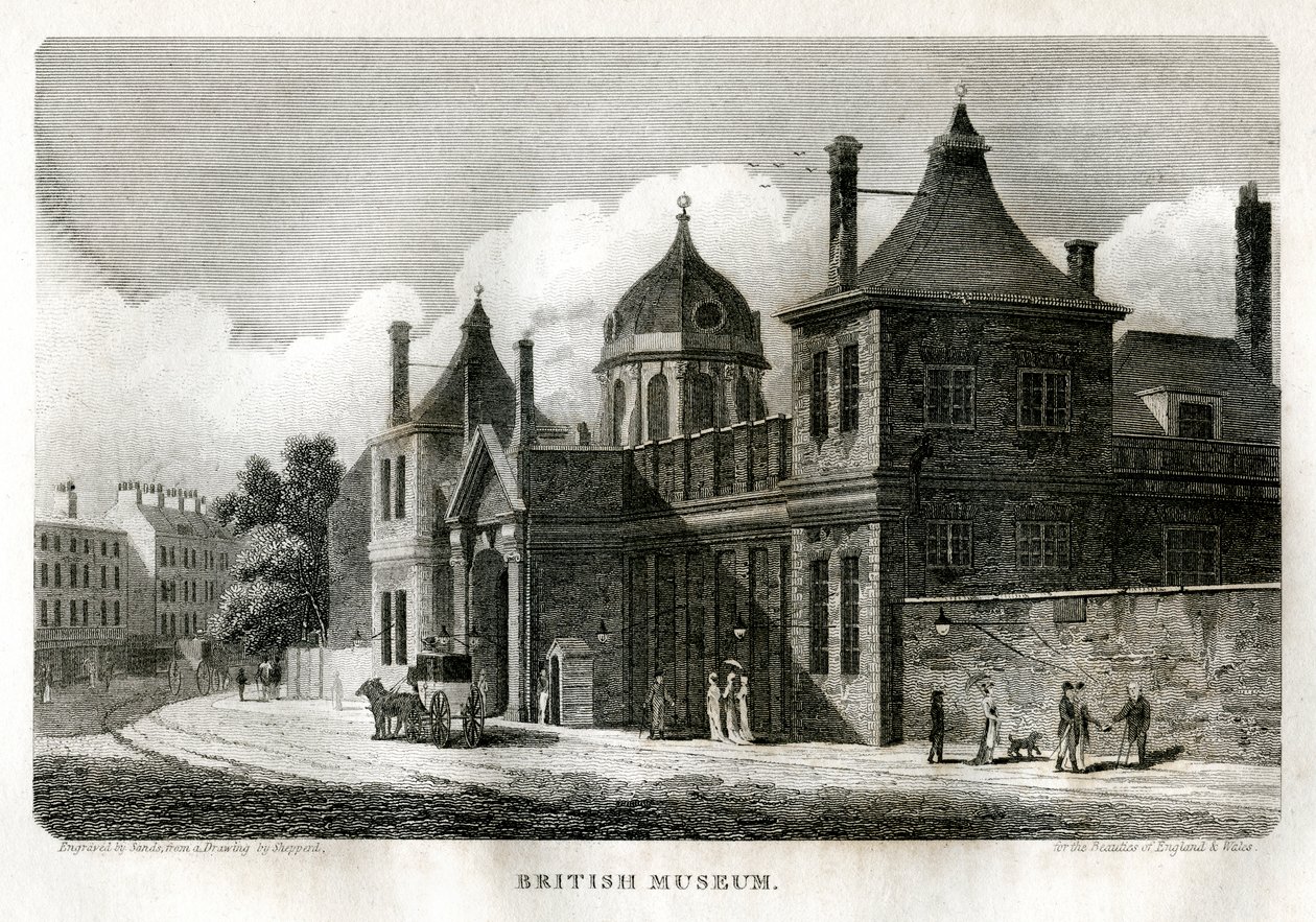 British Museum, Londres, vers 1810 - Sands