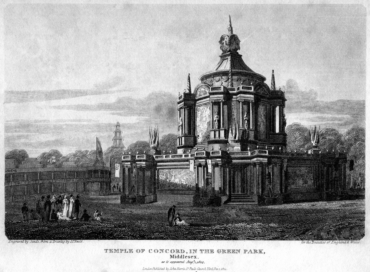 Temple de la Concorde, Green Park, Westminster, Londres - Sands