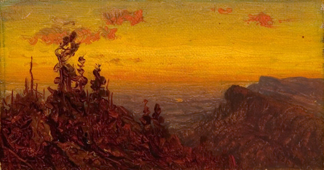 Depuis les montagnes Shawangunk - Sanford Robinson Gifford