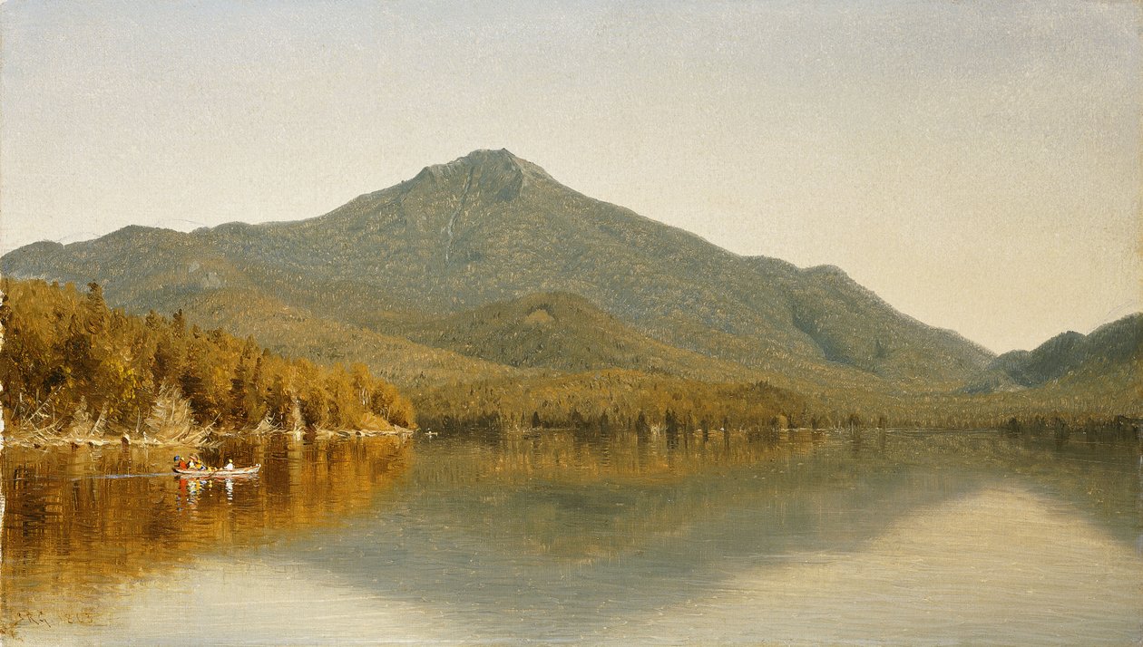 Mont Whiteface depuis le lac Placid, dans les Adirondacks, 1863 - Sanford Robinson Gifford