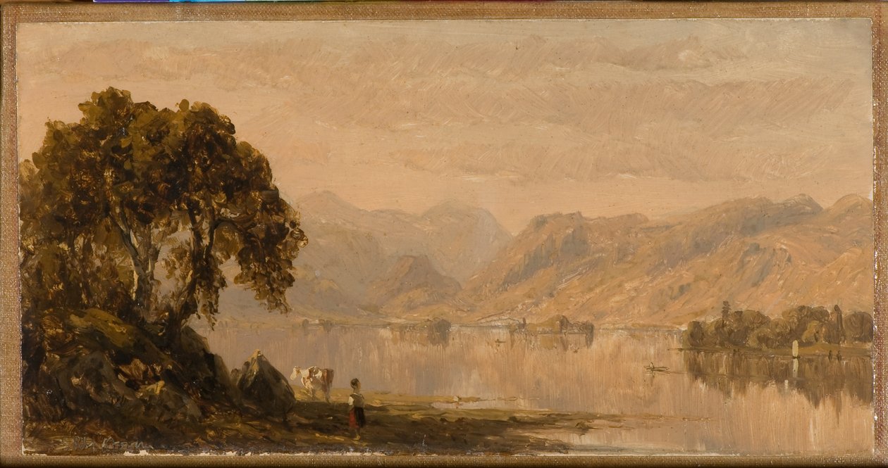 Rydalwater, une esquisse 1855 - Sanford Robinson Gifford