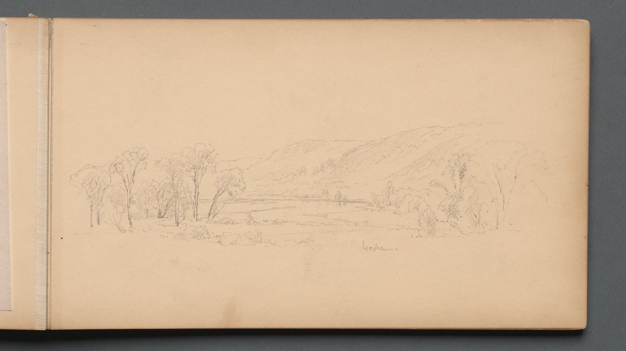 Carnet de croquis, page 06 : Gorham Maine - Sanford Robinson Gifford
