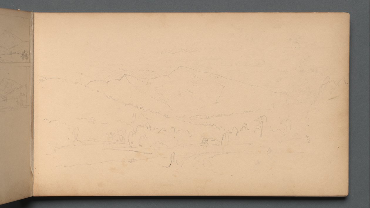Carnet de croquis, page 10 : Mont Carter, 1859 - Sanford Robinson Gifford