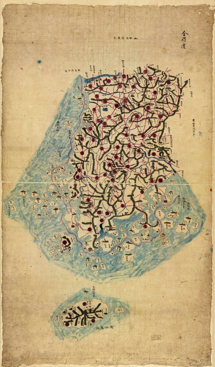 Chosŏn chido LOC 83675009-3 - Sang-Gi Chŏng