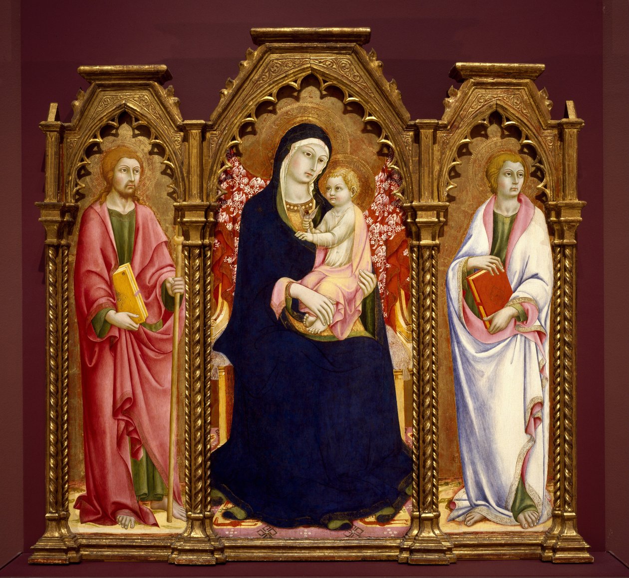 Madone et Enfant avec Saints Jacques le Majeur et Jean l