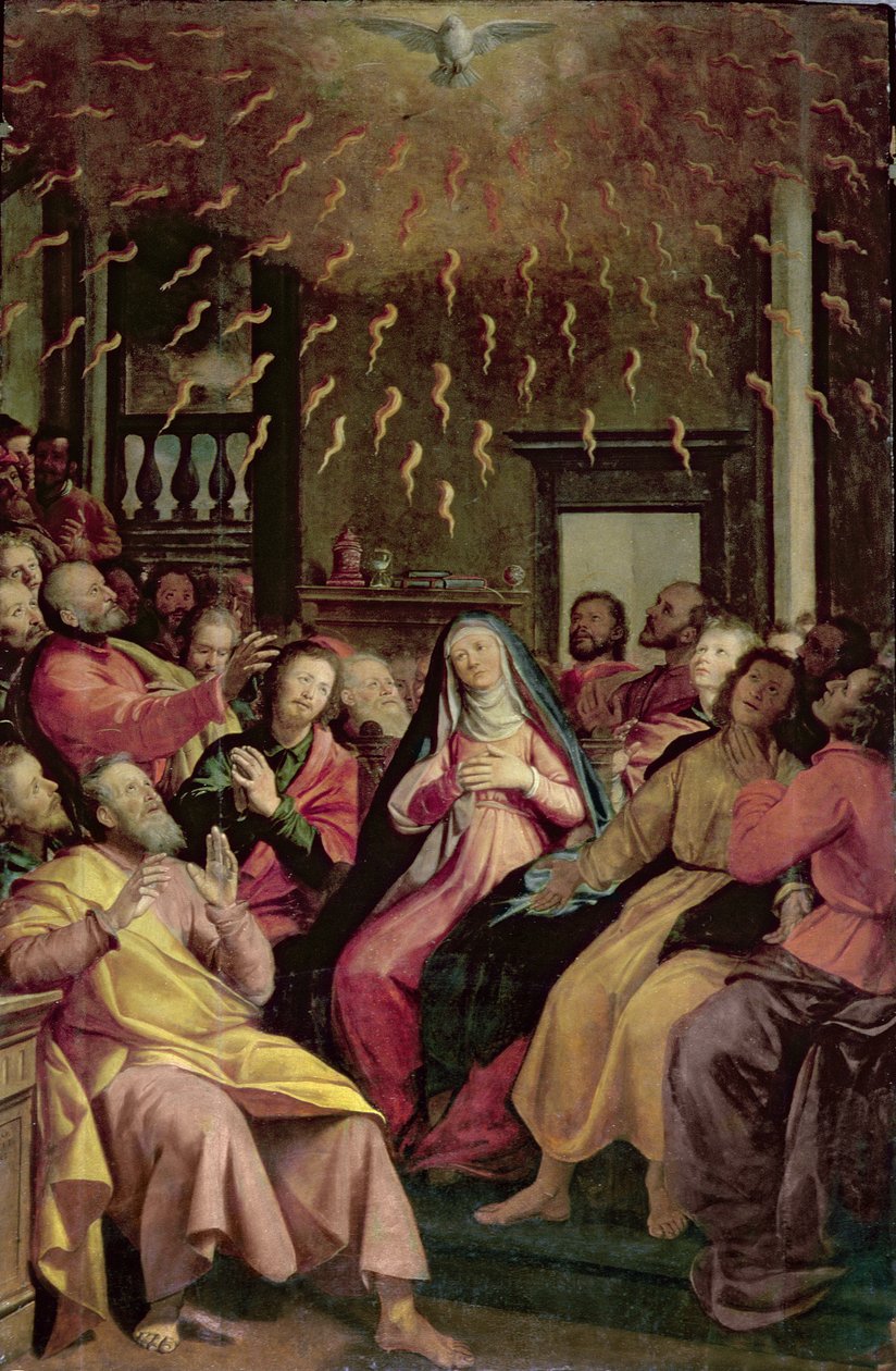 La Pentecôte, vers 1598 - Santi di Tito