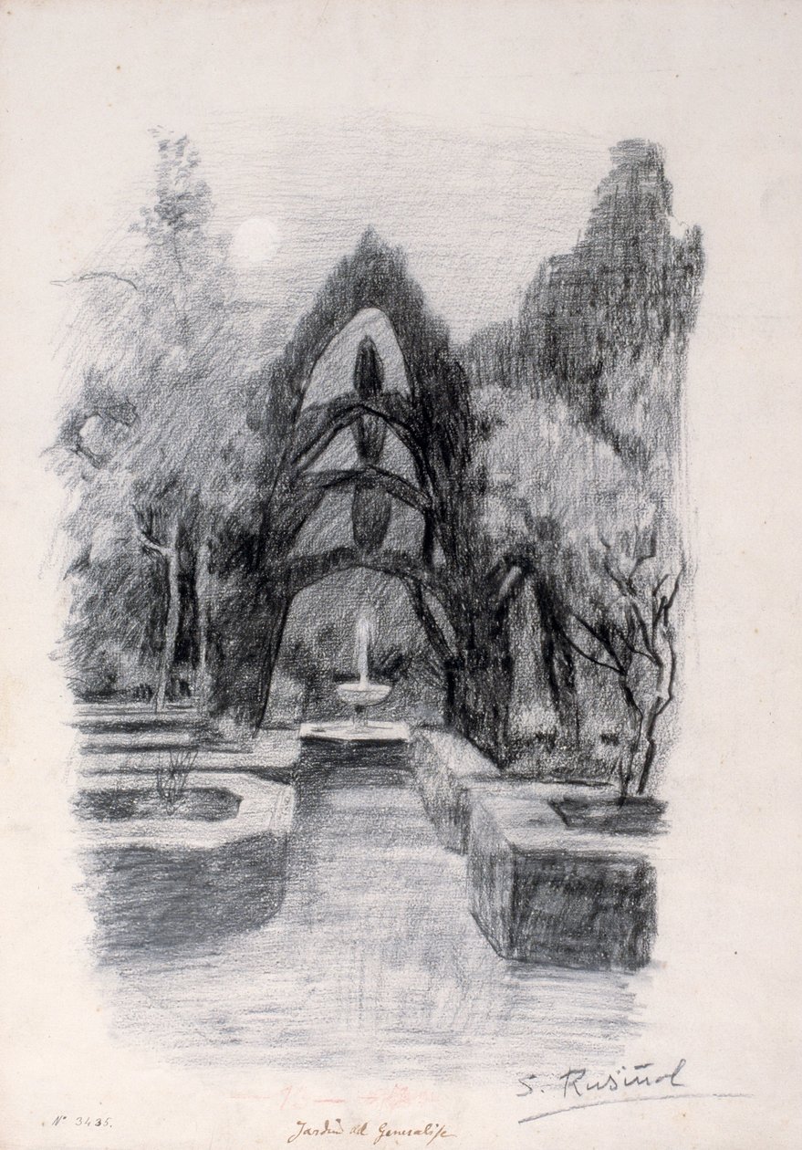 Jardins du Generalife - Santiago Rusiñol
