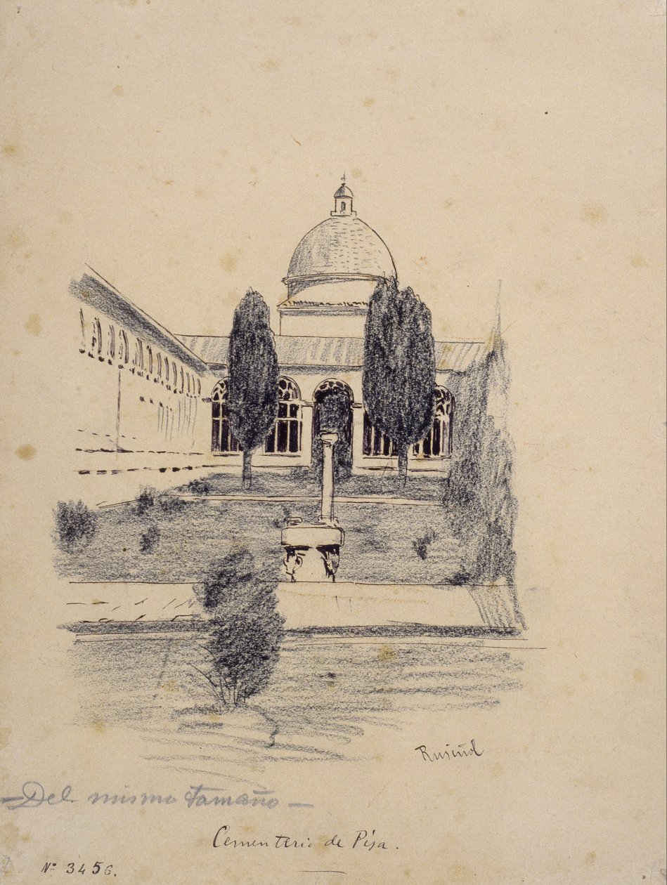 Cimetière de Pise - Santiago Rusiñol