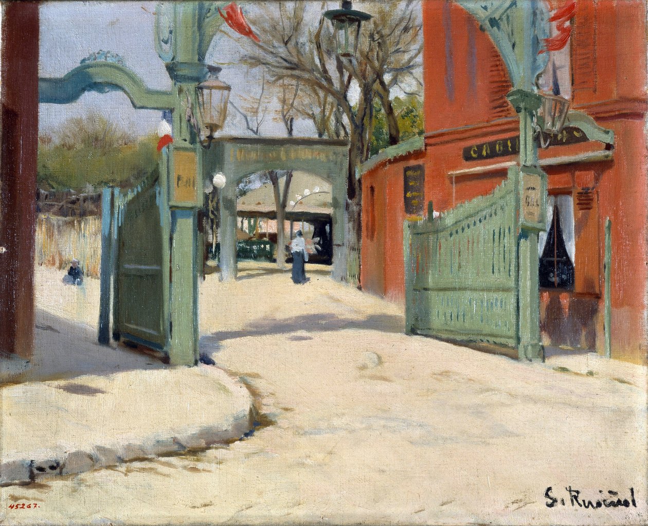 Entrée du parc du Moulin de la Galette - Santiago Rusinol i Prats