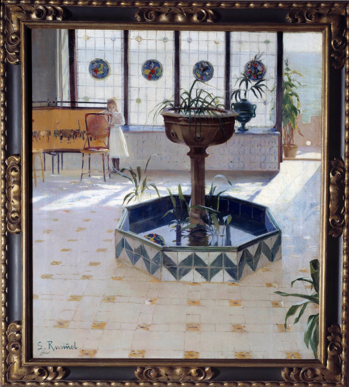 La fontaine sous la véranda - Santiago Rusinol i Prats