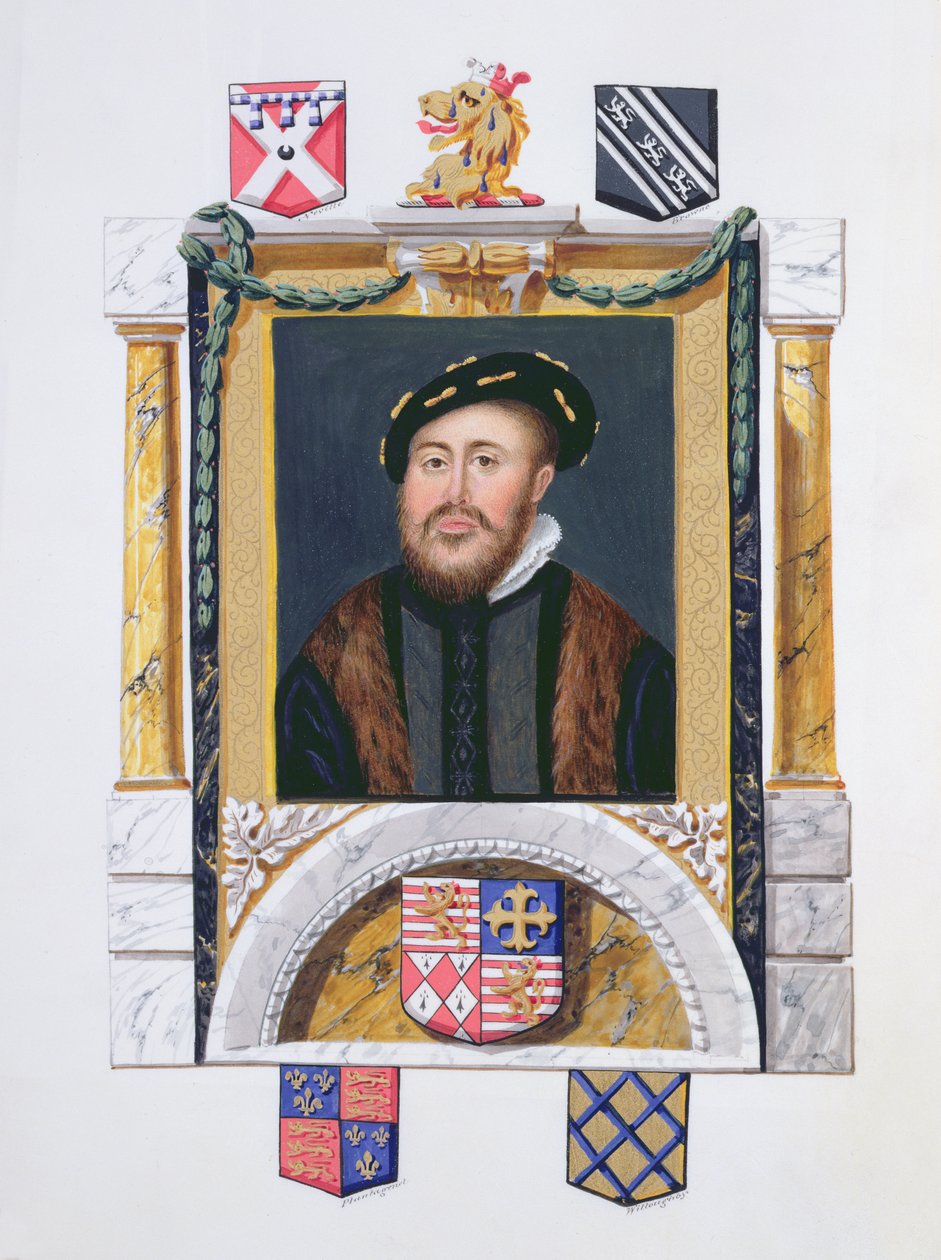 Portrait de Charles Brandon (1488-1545) Duc de Suffolk jeune homme - Sarah Countess of Essex