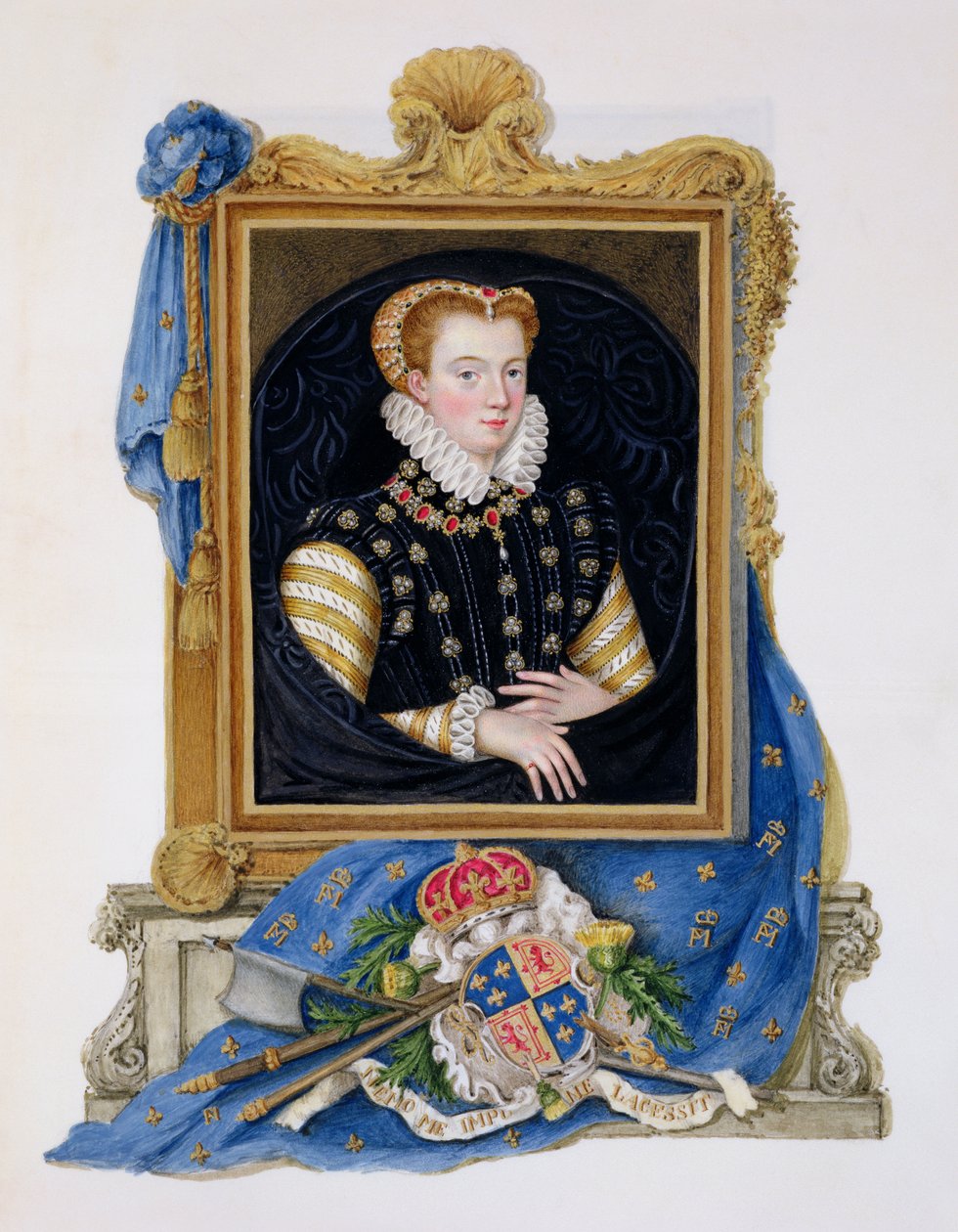 Portrait de Marie Stuart (1542-87) tiré de 
