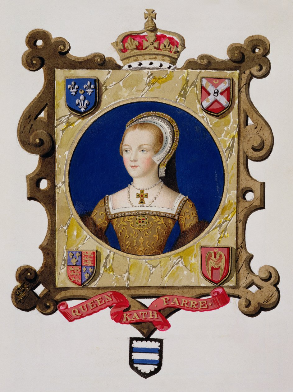 Portrait de Catherine Parr (1512-48) 6e reine d