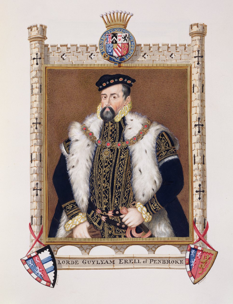 Portrait de William Herbert (c.1506-70) 1er comte de Pembroke de 