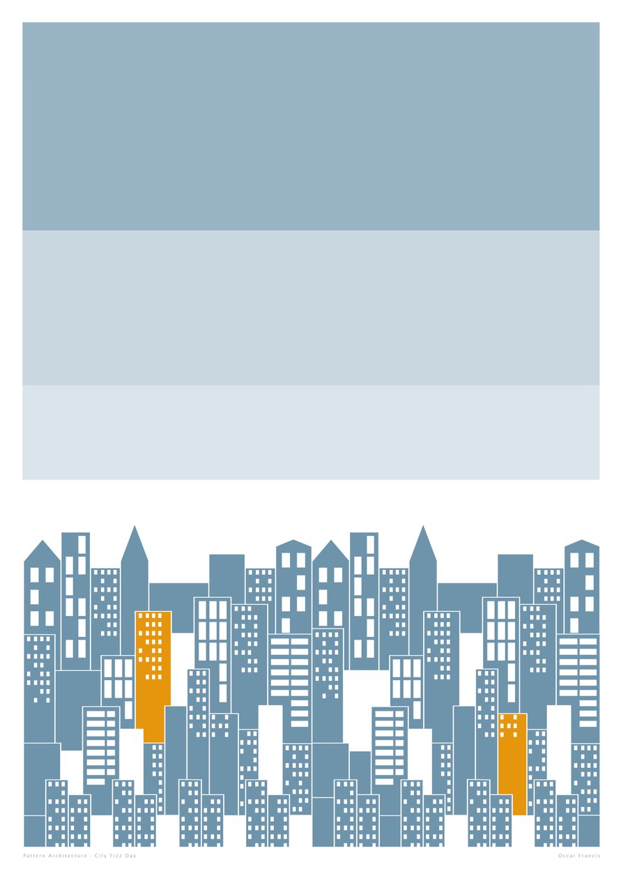 City Fizz Day, 2014 (impression graphique giclée) - Sarah Evans