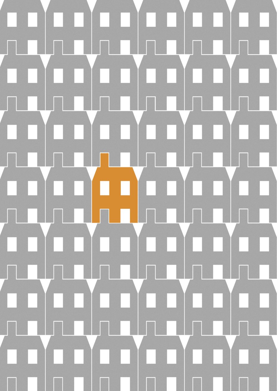 Grey Paper House_Large, 2020 (numérique) - Sarah Evans