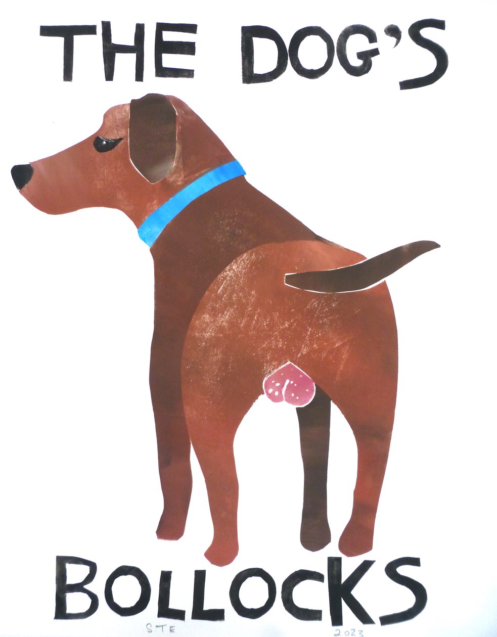 Les couilles du chien, 2023 - Sarah Thompson Engels