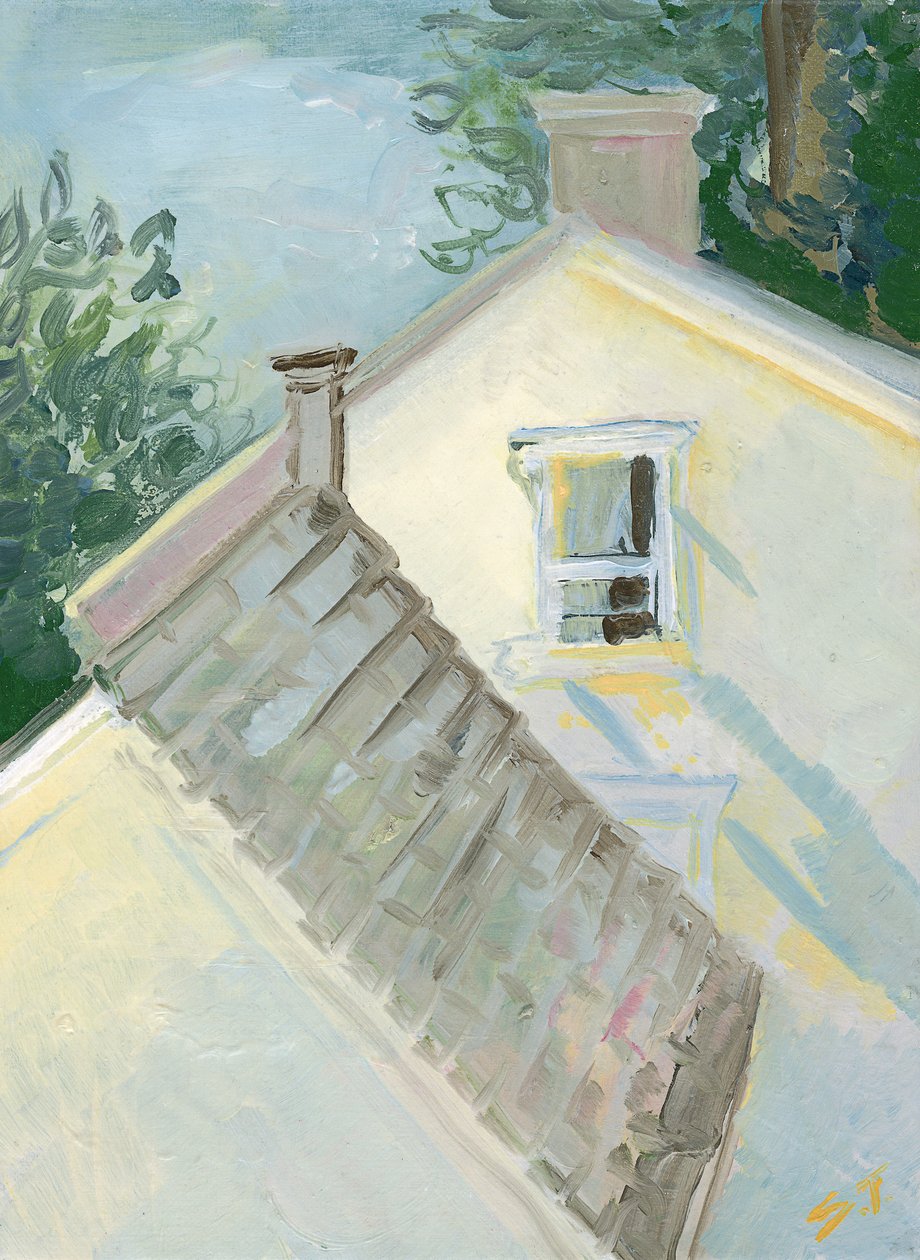 Lumière dorée, vers 2020 (huile sur toile) - Sarah Tudor