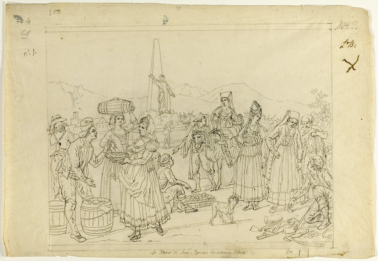 Scène de marché - Saverio della Gatta