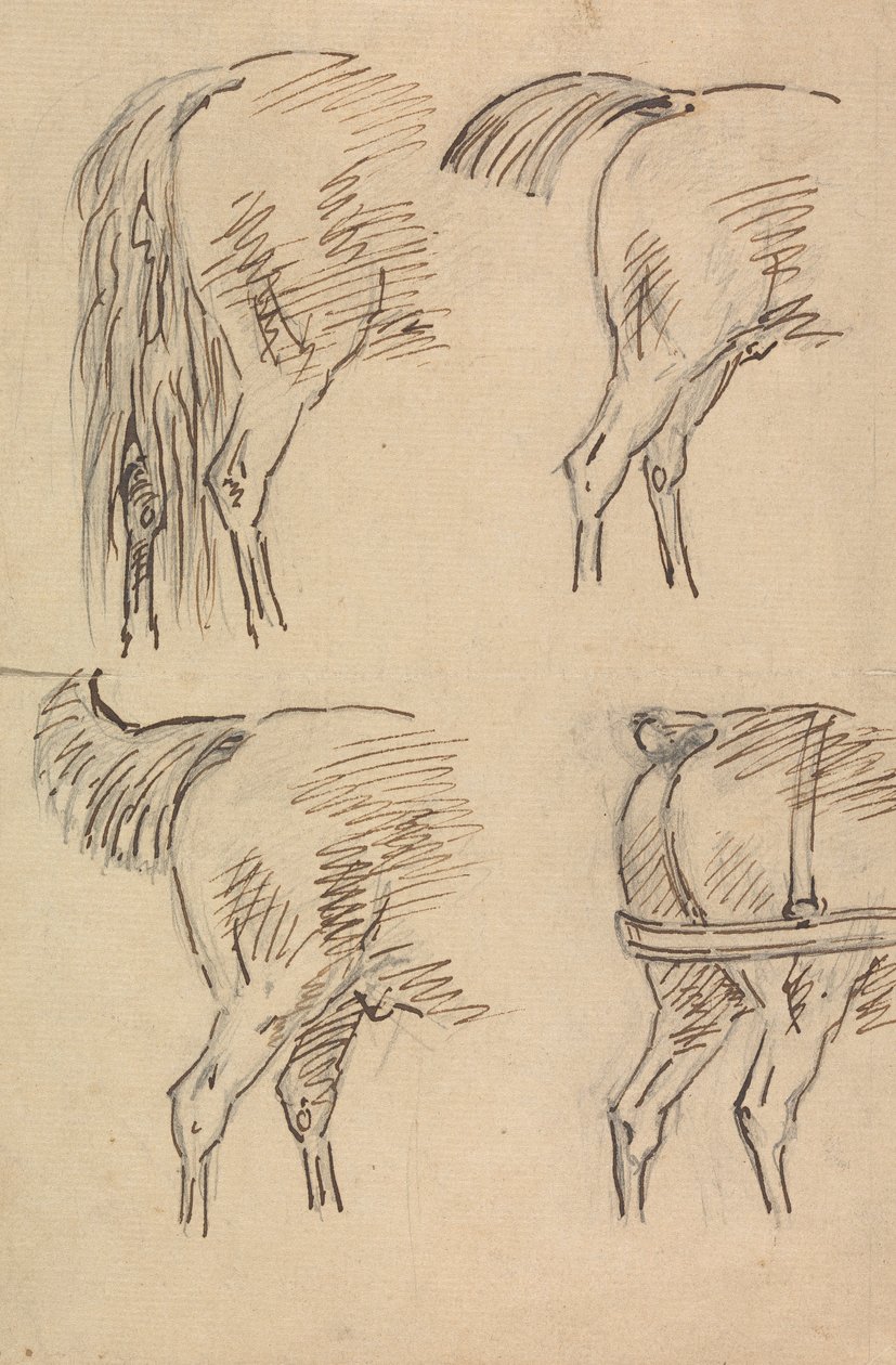 Quatre croquis de l