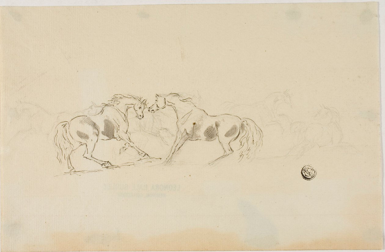 Chevaux se battant - Sawrey Gilpin