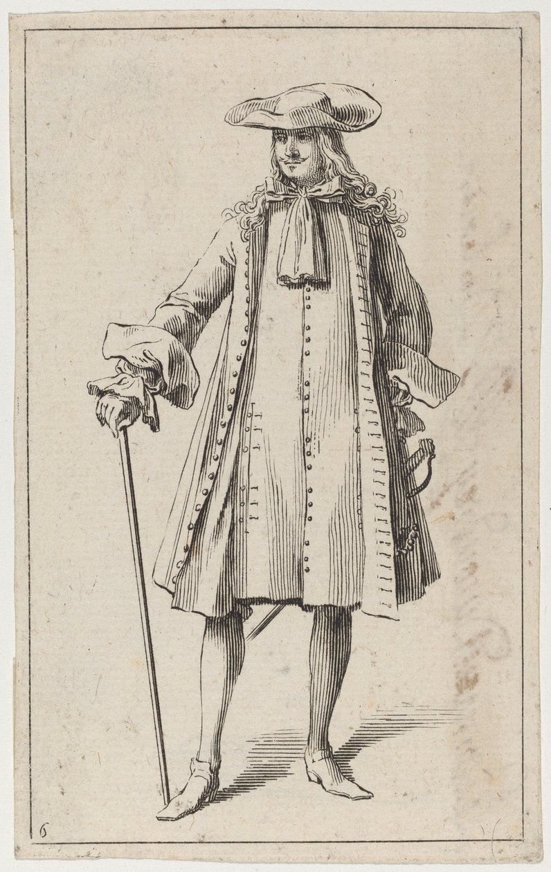 Homme avec une épée - Sébastien Le Clerc the elder