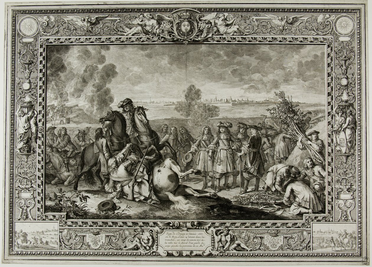 Le siège de Douai en 1667 - Sébastien Le Clerc the elder