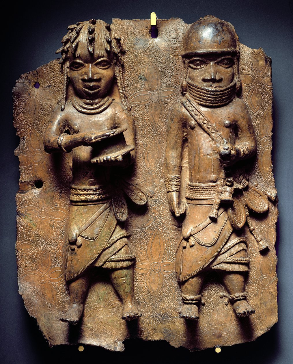 Plaque du Bénin, rituel pour renforcer le pouvoir mystique de l