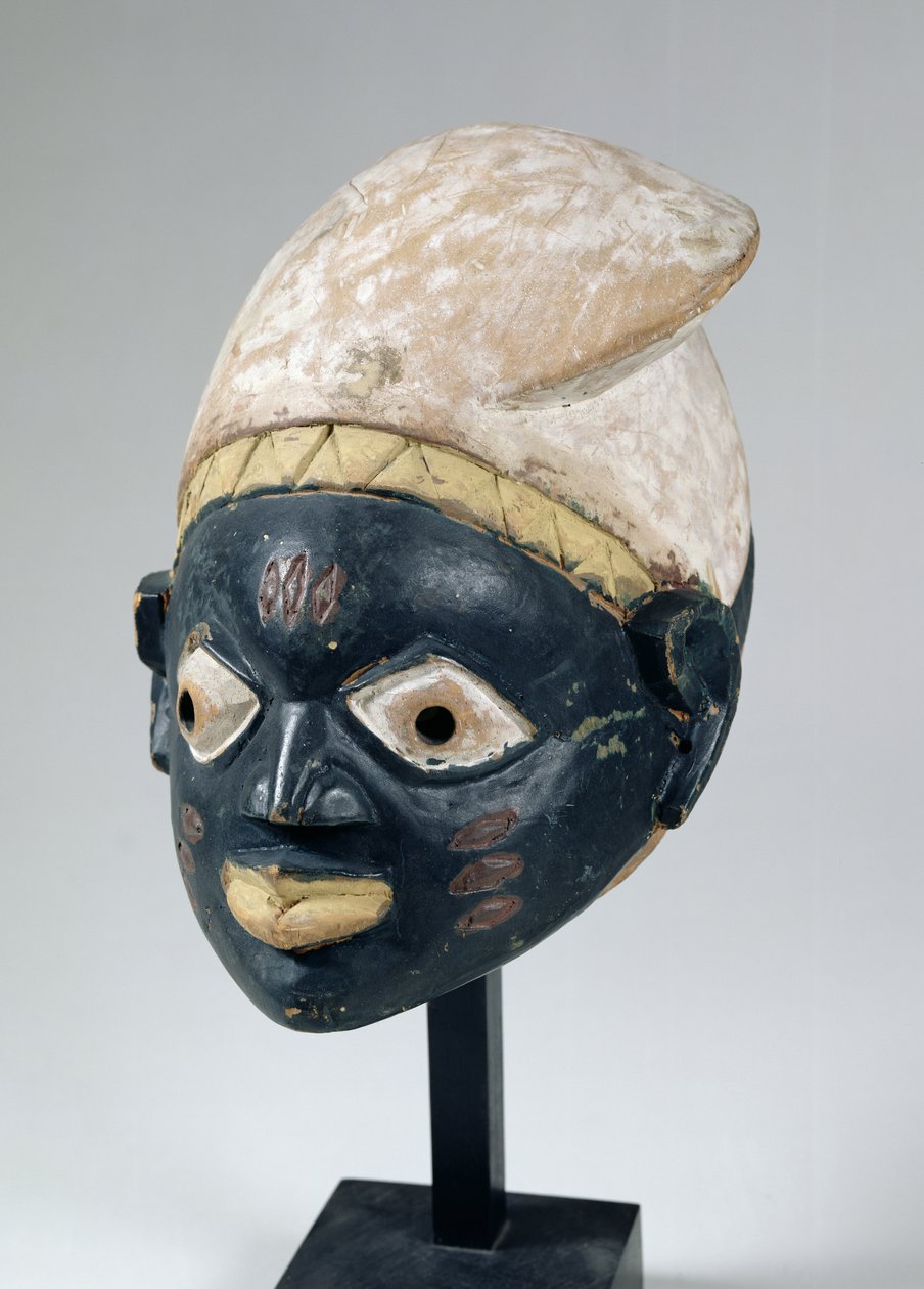 Masque Gelede de la société Yoruba, Nigeria - School African